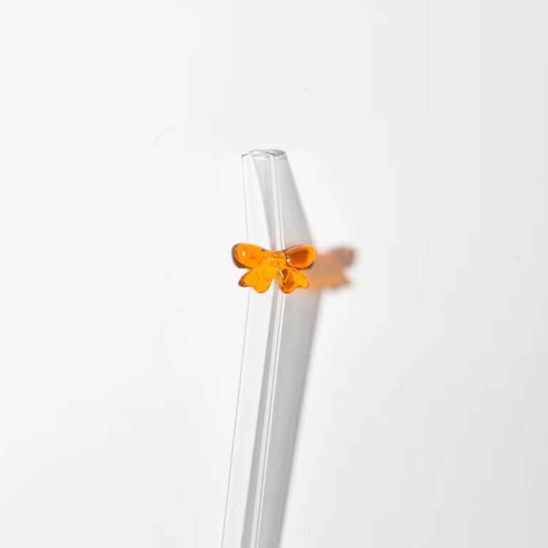 Szklana słomka kokardka Yume