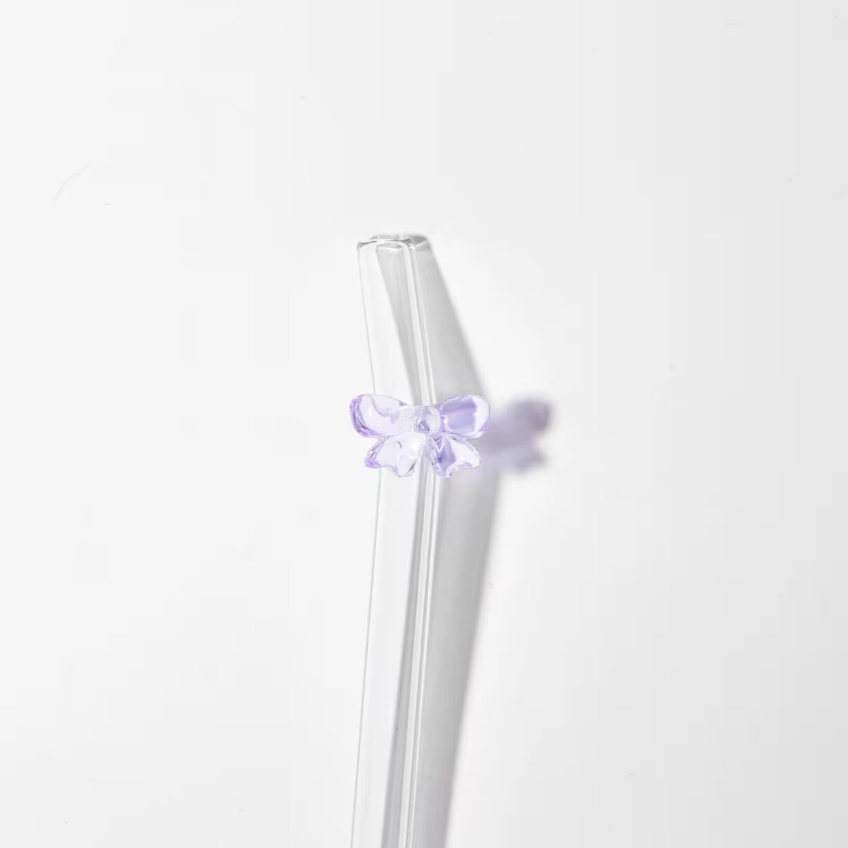 Szklana słomka kokardka Yume