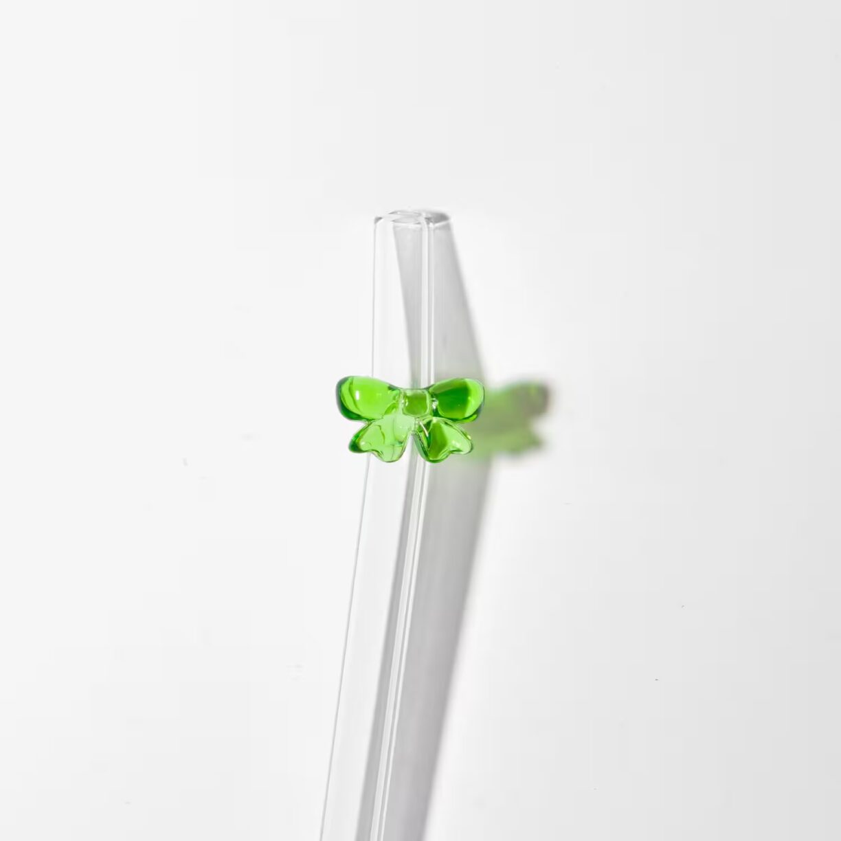 Szklana słomka kokardka Yume