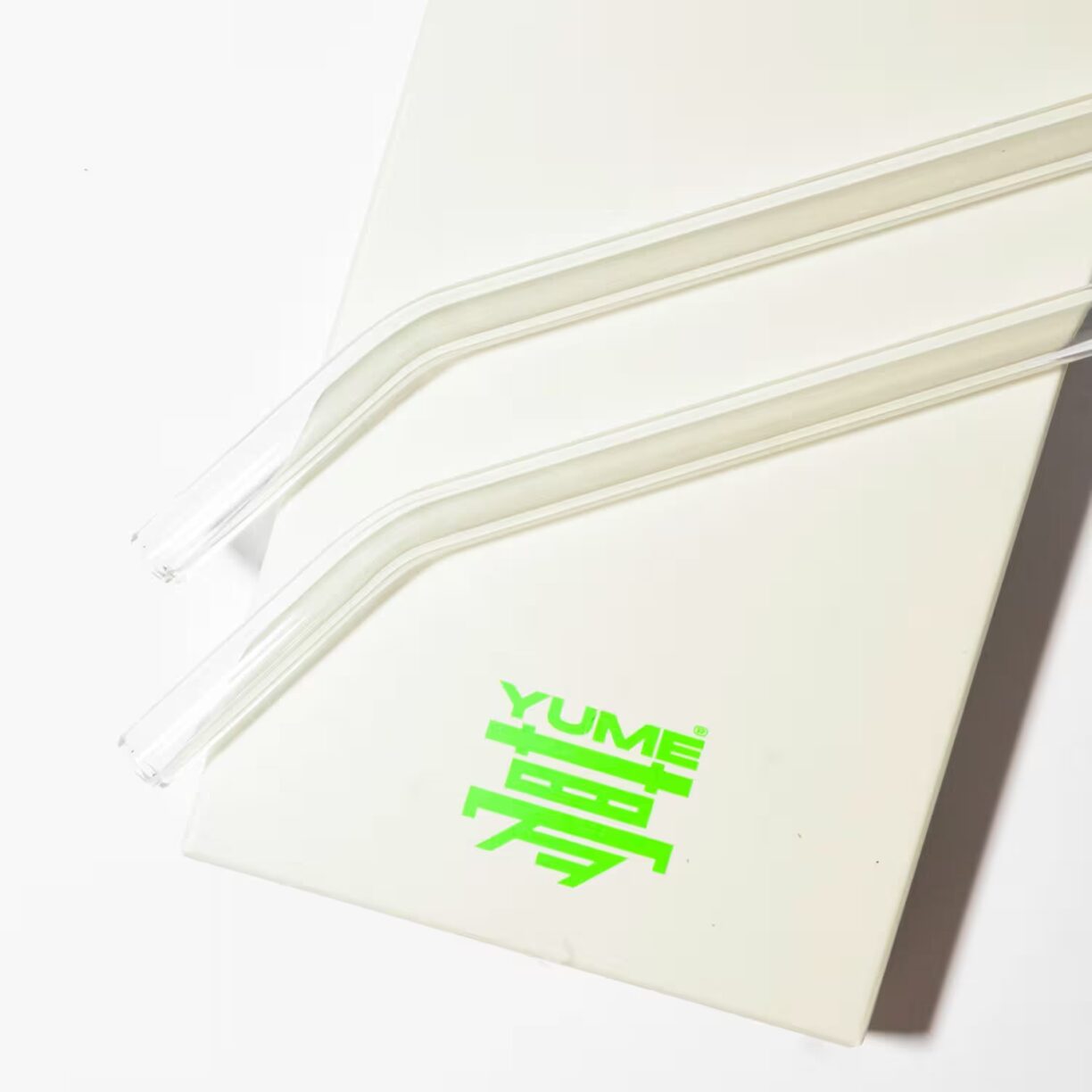 Zestaw szklanych słomek Yume